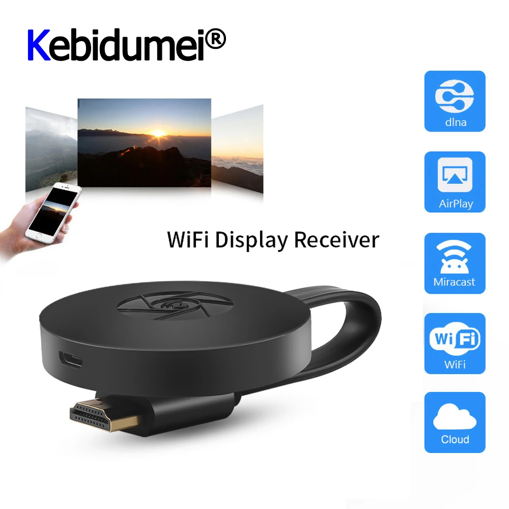 Для MiraScreen TV Stick Dongle Crome Cast HDMI совместимый Wi Fi дисплей приемник для Google Chromecast 2 Mini PC