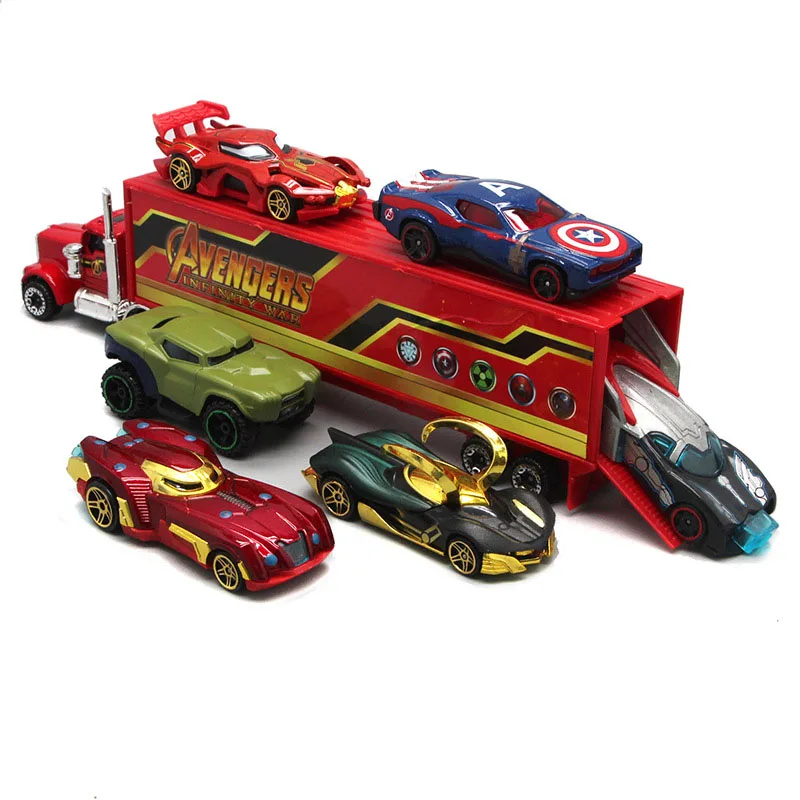 7 шт. Disney с принтами &quotMarvel&quot &quotМстители&quot Pixar машина Lightning McQueen Джексон Storm Мак