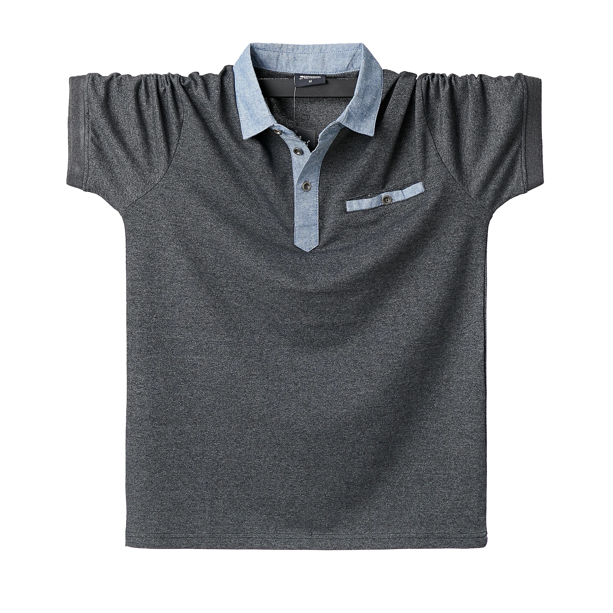 

Men Original brand Polo Shirt Cotton Polo Shirt 6XL Plus Size Casual Classic Summer Men's Clothing Pocket Tops Tees clothing