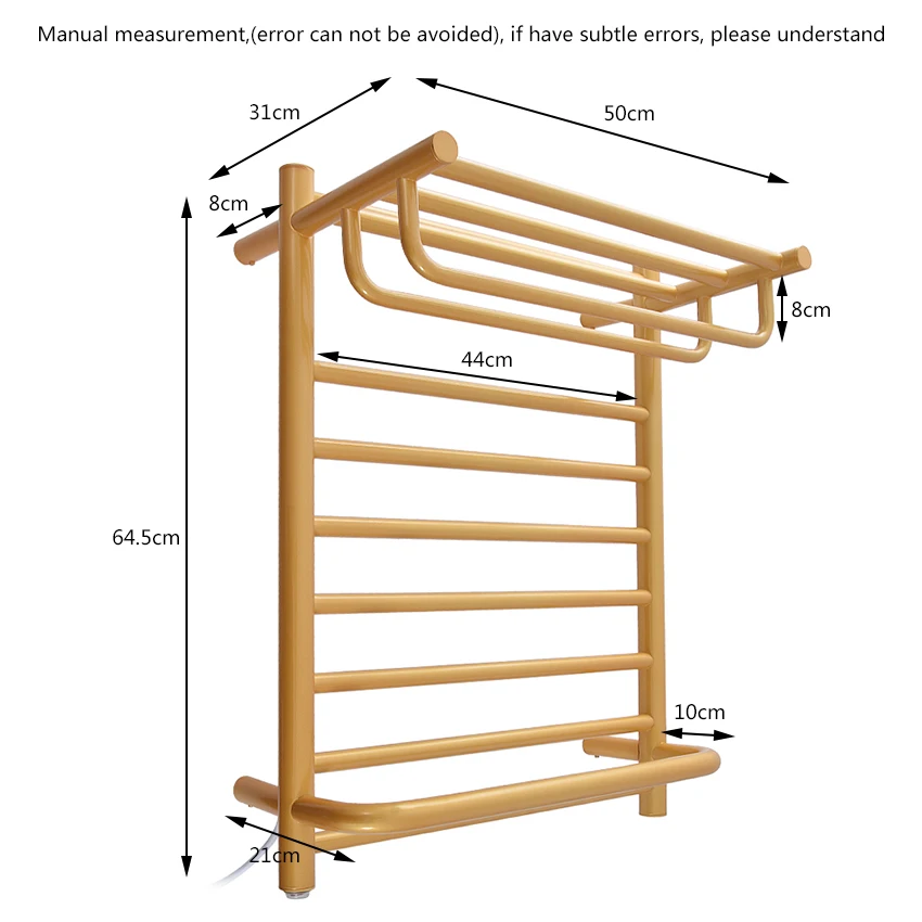 Электрическая сушилка для полотенец из нержавеющей стали 304 настенная грелка