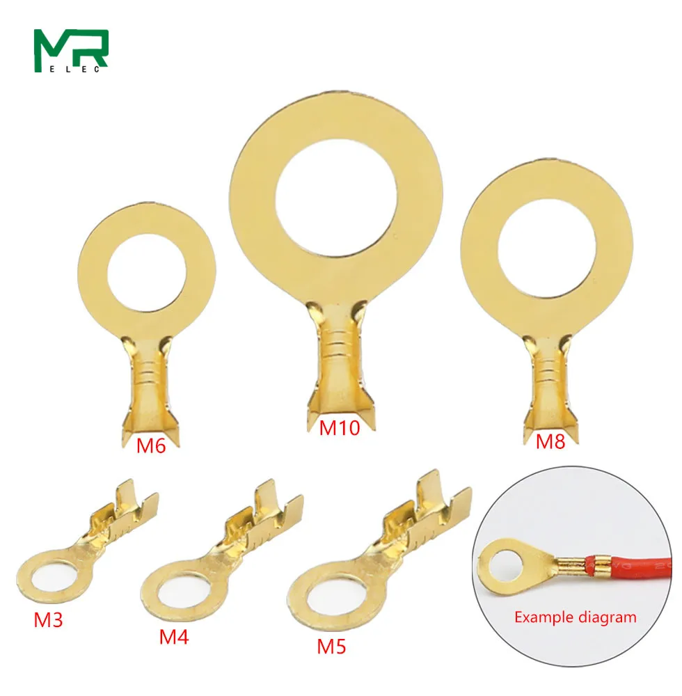 

DJ431 O-образный обжимной медный зажим для проводов холодного прессования, медный обжимной зажим с открытым носом