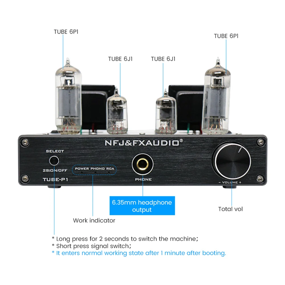 Усилитель для наушников NF J &amp FXAUDIO HIFI класса A 6P1 6J1 | Электроника