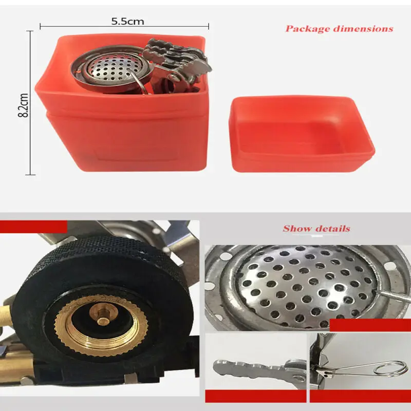 Outdoor Portable Folding Mini Camping Oven Gas Stove Survival Furnace | Спорт и развлечения