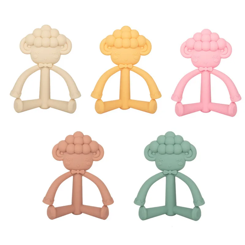 1 шт. трехмерные Силиконовые Прорезыватели Для овец и коров пищевые силиконовые