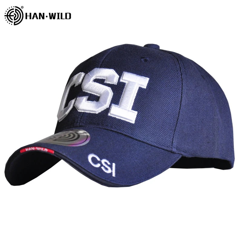 

HAN WILD Csi Army Tactical Cap Baseball Cap Outdoor Embroidered Baseball Caps Male Casual Snapback Bone Casquette Dad Hat Unisex