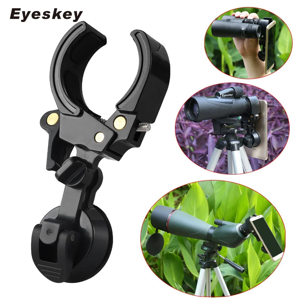

Universal Camera Phone Adapter Bracket Mount Clip Mount for Spotting Scope Monocular Binoculars Phone Support Eyepiece D:27-53mm