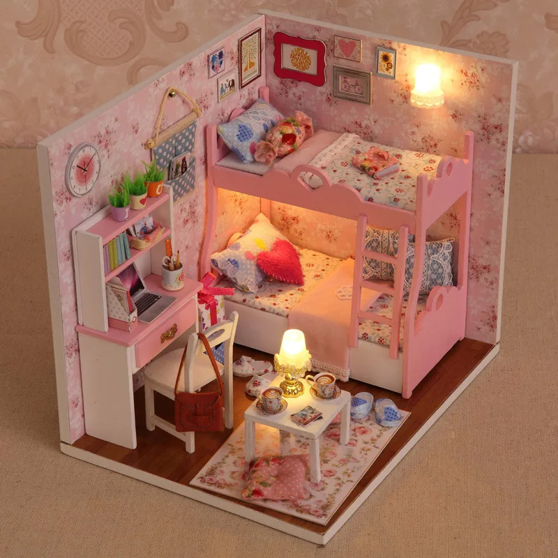 

Child Baby Little Girl Toy Girl Birthday Gift 7 8 9 10 Year Old Handmade Doll House Play House