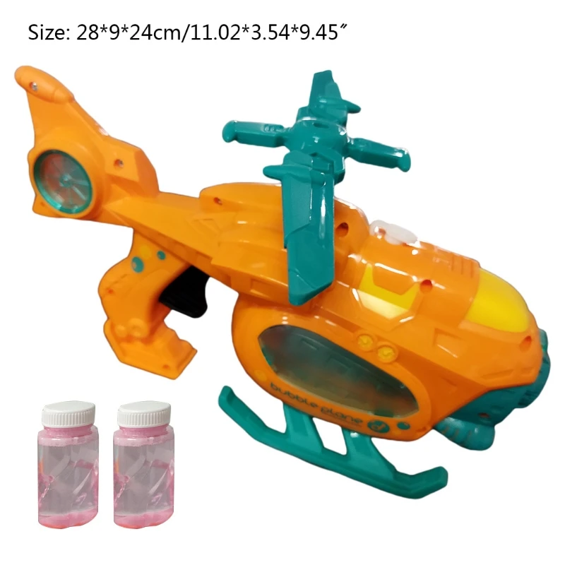 

Electric Bubble Machine Music Lighting Toys Automatic Bubble Maker Kids Gift