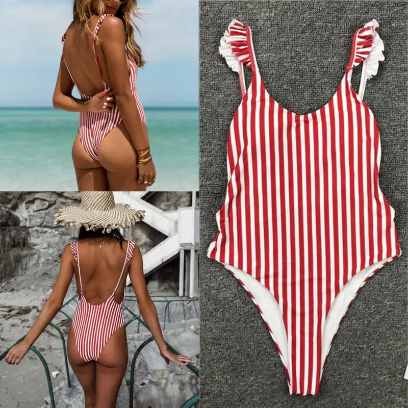 2019 красивый женский сексуальный купальник бикини цельный пуш-ап Мягкий с