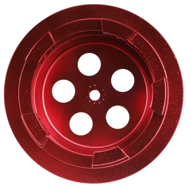 

4PCS Red Car Wheel Center Hub Cap Cover for 1/3/4/5/6 Series X1 X3 X4 X5, 68Mm