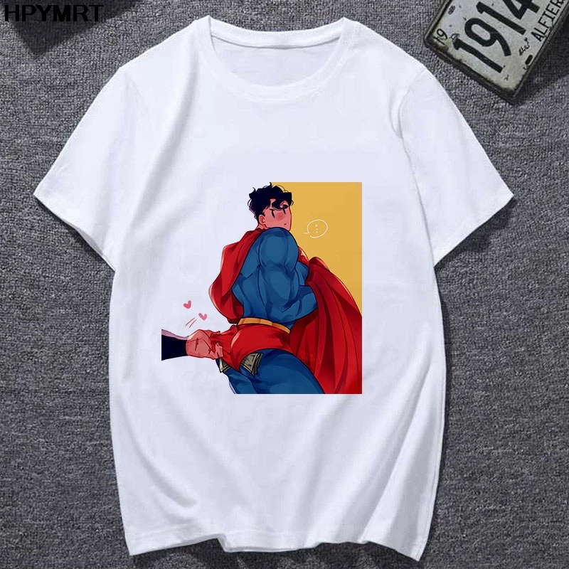 2020 Новая летняя забавная Футболка с принтом супергероя Женская Harajuku эстетика