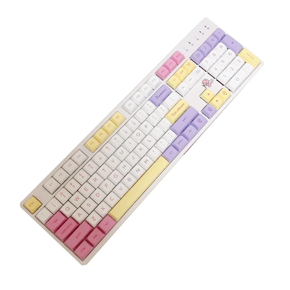 151 клавиш цветные клавиши для PPT в виде мороженого переключатель Cherry Mx