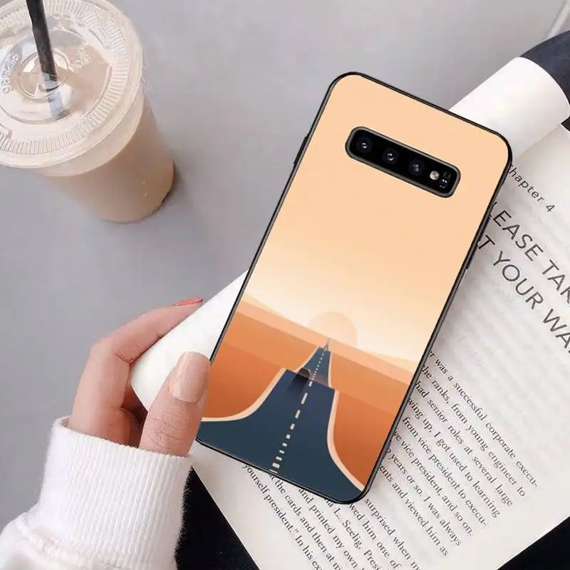 beautiful landscape Phone Case luxury brand case for samsung galaxy S8 S9 S10e S20 PLUS J6 J600 A31 cases cover