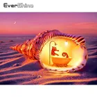 EverShine 5D Diamond Painting Cartoon Picture Of Rhinestones Diamond Embroidery Shell Cross Stitch Diamond Mosaic Handicraft Art