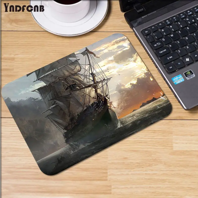 

YNDFCNB Simple Design Pirate Ship mouse pad gamer play mats or Overwatchs Smooth Writing Pad Desktops Mate gaming mouse pad