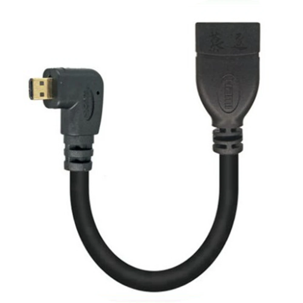 Адаптер Micro HDMI совместимый с Mini штекер гнездо кабельный конвертер для Raspberry Pi 4 GoPro
