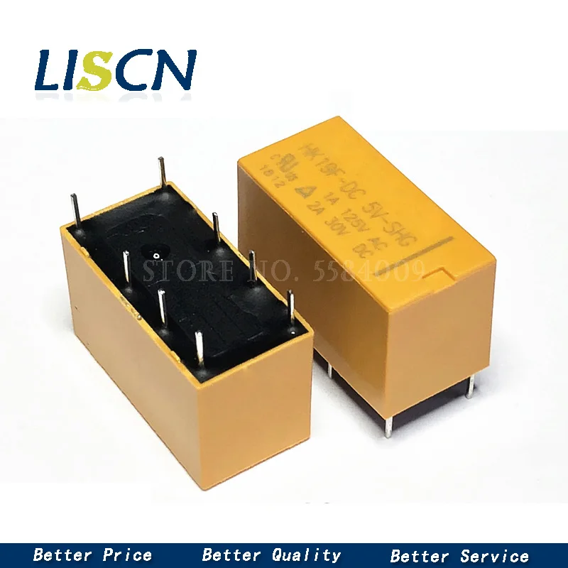10 шт. HK19F-DC3V-SHG HK19F-DC5V-SHG HK19F-DC12V-SHG HK19F-DC24V-SHG 3V 5V 12V 24V 2A 8PIN реле | Обустройство дома