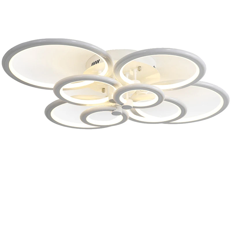 

NEO Gleam Double Glow Circel Rings Living Room Bedroom Led Chandelier High Brightness Aluminum Modern Led Ceiling Chandeliers