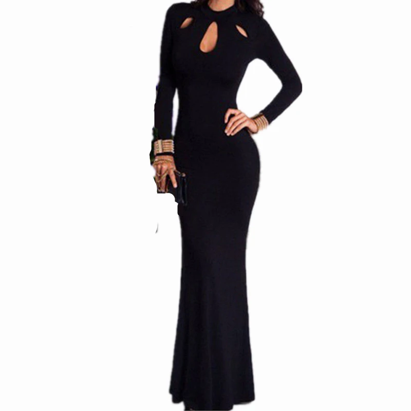 Сексуальное вечернее платье вечерние для женщин с длинным рукавом Вечерние