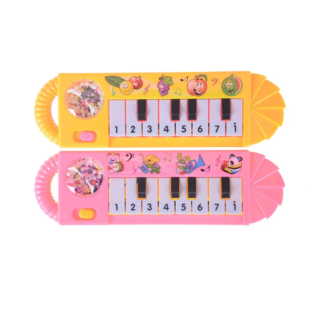 

1pc fashion Mini Plastic Keyboard Electronic Musical Piano Instrument 5.5cm*18.5cm Kid best toy
