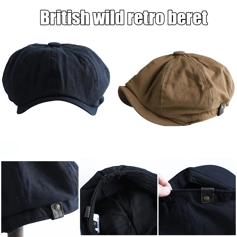

Мужские Винтажные зеркальные шляпы, летняя восьмиугольная кепка газетчика, плоская кепка d88