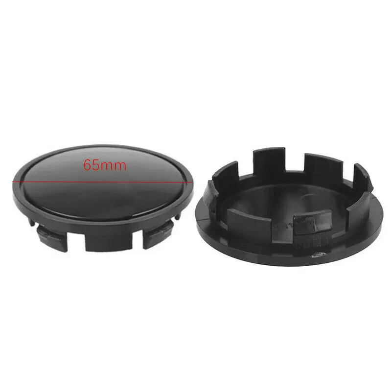 4 шт. Универсальная крышка ступицы колеса автомобиля 65 мм (55 мм) черная запасная