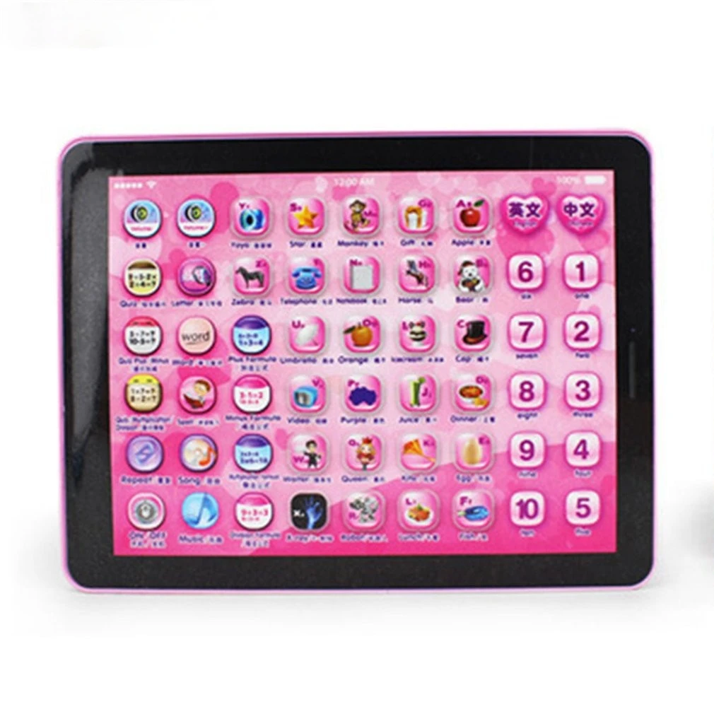 

Baby Touch Computer Tablet Pad Educational Toys Kids Early Learning Reading English Chinese Language Machine For Kids Children