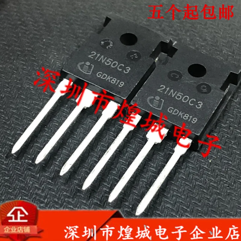 

10 шт./лот 21N50C3 SPW21N50C3 TO-247 560V 21A 5