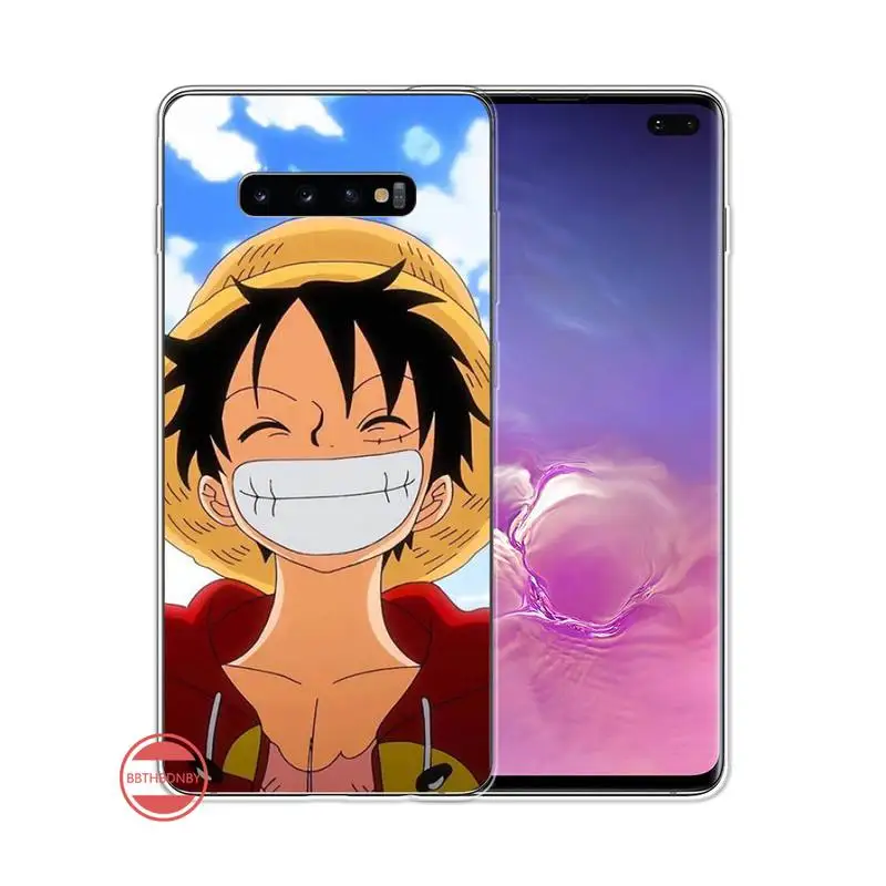 

Anime One Piece Luffy Phone Case For Samsung Galaxy S5 S6 S7 S8 S9 S10 S10e S20 edge plus lite