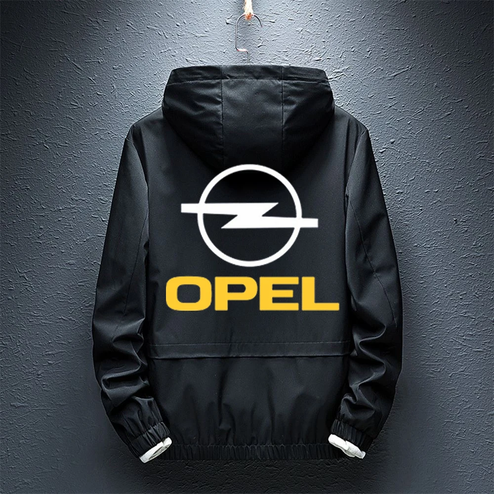 

2021 OPEL New Leisure Classic Hoodies Splice Rainproof Fashion Jacket Comfortable Zipper Man's Casual Coats Autumn Tops