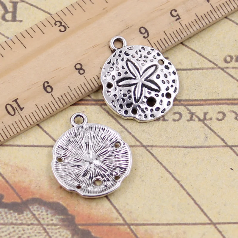 

15pcs Charms Shell Starfish 25x21mm Antique Silver Color Pendants Making DIY Handmade Tibetan Silver Finding Jewelry