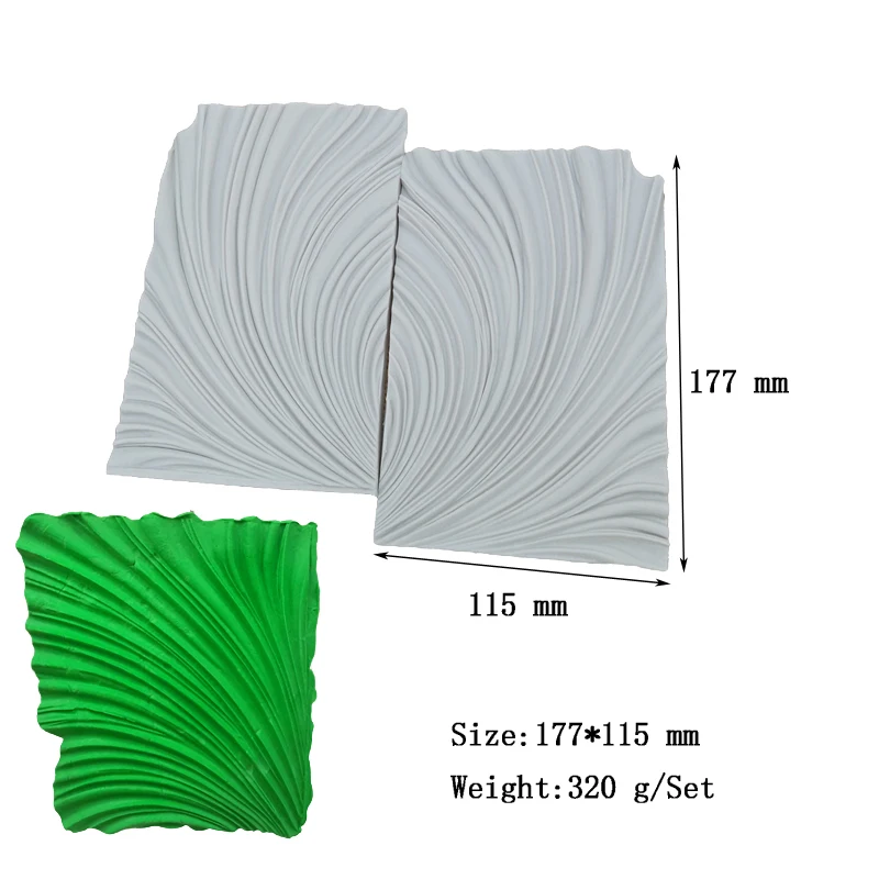Meibum Русалка сахарное ремесло волна помадка торт Силиконовая форма рыбий хвост
