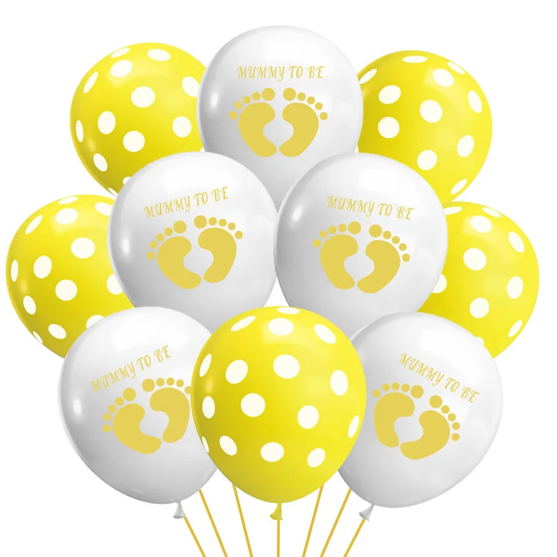 Leeiu это Единорог девочка Мальчик День Рождения шары для будущей мамы следы