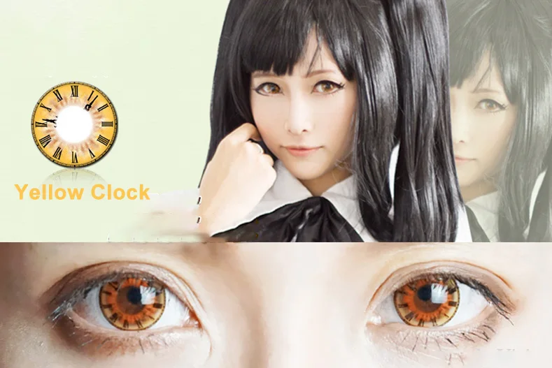 Красивые цветные контактные линзы для зрачков Женская дорожка 14 5 мм Милые