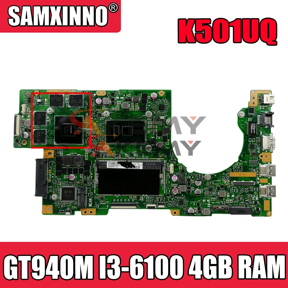 K501UQ материнская плата для ноутбука For Asus k501usm K501UW K501UWK тест материнской платы ОК