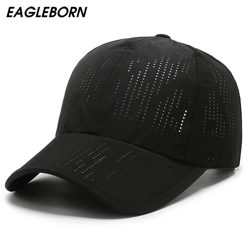 

Бейсболка EAGLEBORN, летняя, мужская, женская, повседневная, с лазерной выемкой, для рыбалки, модная, мужская, однотонная, изысканная
