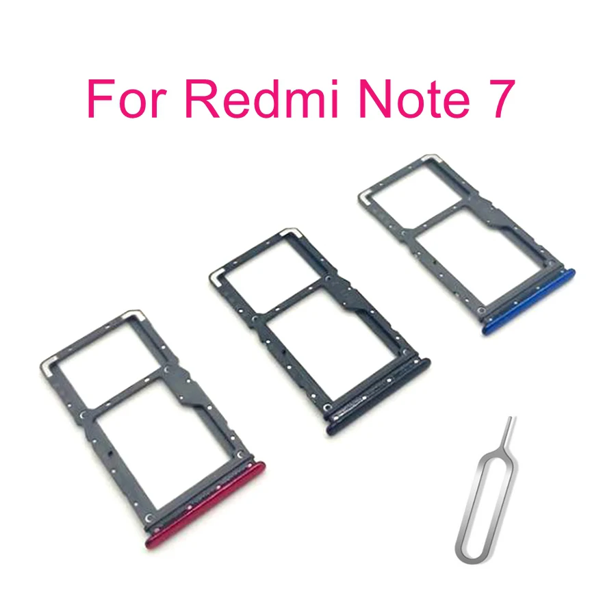 Держатель для SIM-карты Xiaomi Redmi Note 7 S Pro адаптер со слотом Micro SD-карты |