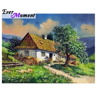ever moment diamond art paintings country scenery full square resin stones hobby diy craft for giving home wall decoration 4y940