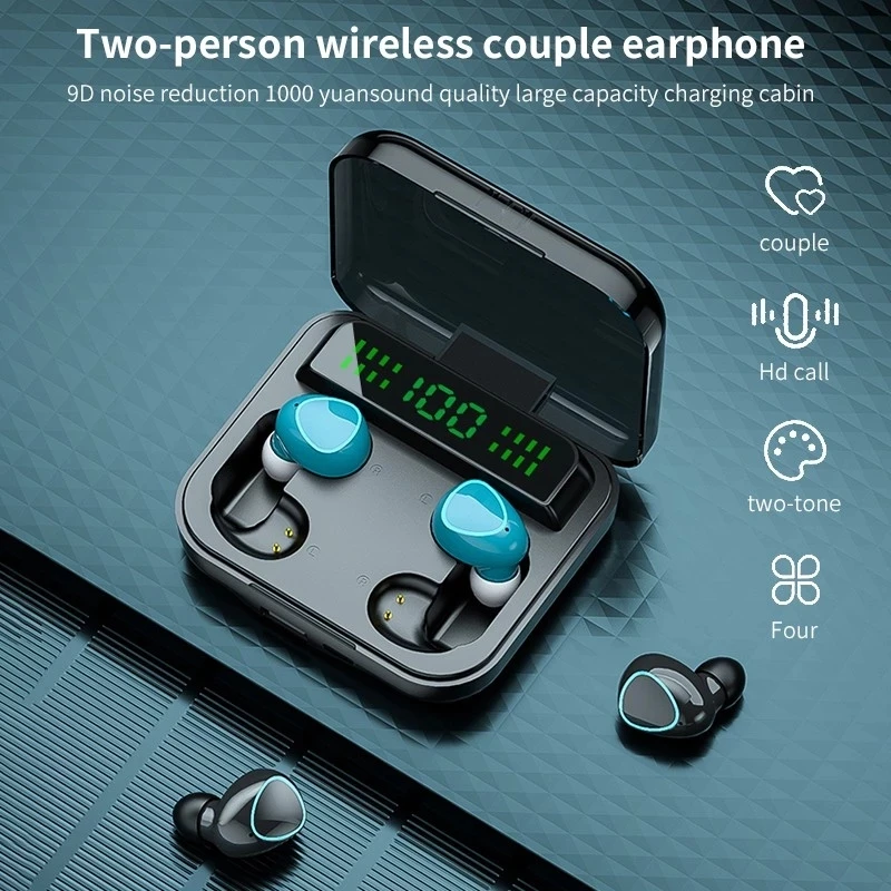 

TWS Wireless Earbuds Bluetooth 5.1 Headphones Sport Headset 2 Pairs With Micphone For Smartphone Xiaomi Samsung Huawei LG