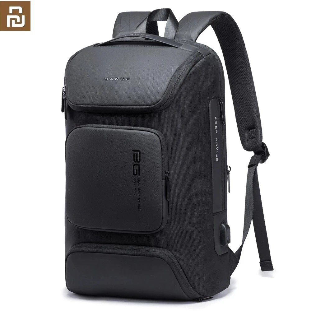 

XIAOMI YOUPIN New Style Backpacks Large Capacity USB Charging Backpack Wear-resistant Oxford Casual Travel Bag for Male Female