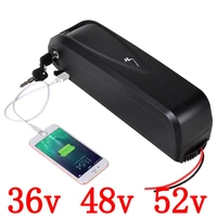 36v 48v 52v lithium battery case 36v 48v 52v hailong electric bicycle battery case 36v 48v 52v ebike battery case with holder
