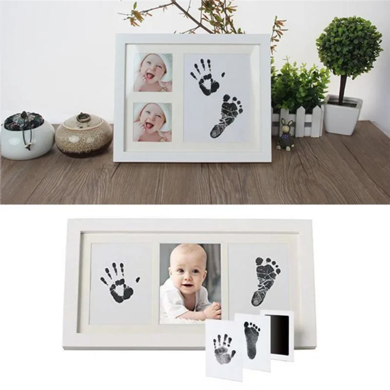 

6Colors Baby Care Non-Toxic Handprint Kit Imprint Footprint Imprint Baby Souvenirs Newborn Baby Cushion Ink Footprint Infant Toy