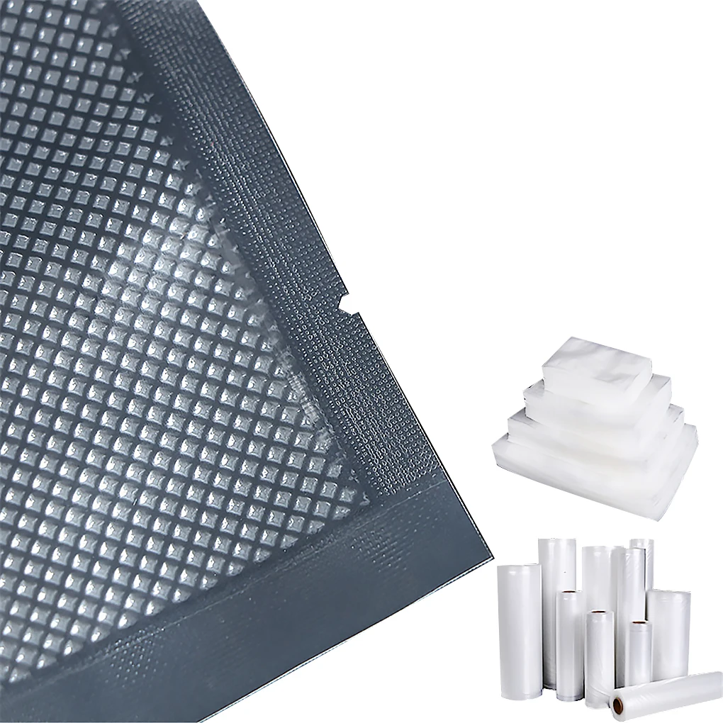 

100pcs Vacuum Bags Food Vegetable Fruits Vacuum Sealing Transparent Pouch Sealer Machine Accessory