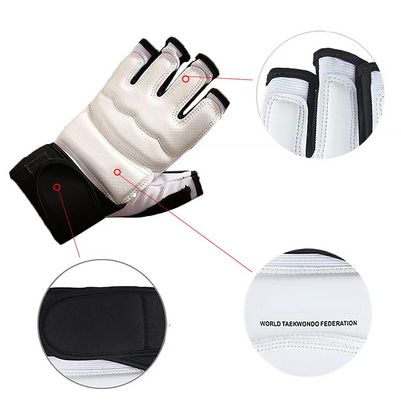 

Taekwondo Foot Protector Hand Gloves Foot Socks Protector Guard Karate Boxing Ankle Palm Protector Guard Gear Suit Adult Kid