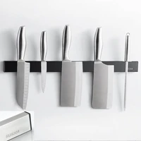 magnetic knife strip 304 stainless steel magnetic knife holder rack kitchen knife bar 30 40 50 cm silver black