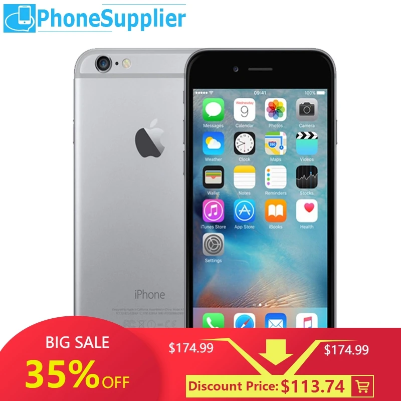 Apple iPhone 6 4G LTE разблокировка смартфона 4 7 дюймов IOS двухъядерный Touchsceen SIM бесплатно