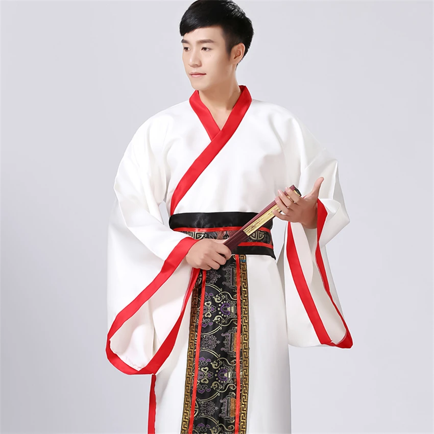 10Color Mens Hanfu Traditional Chinese Clothing Ancient Costume Festival Outfit Stage Performance Clothing Folk Dance Costumes images - 6