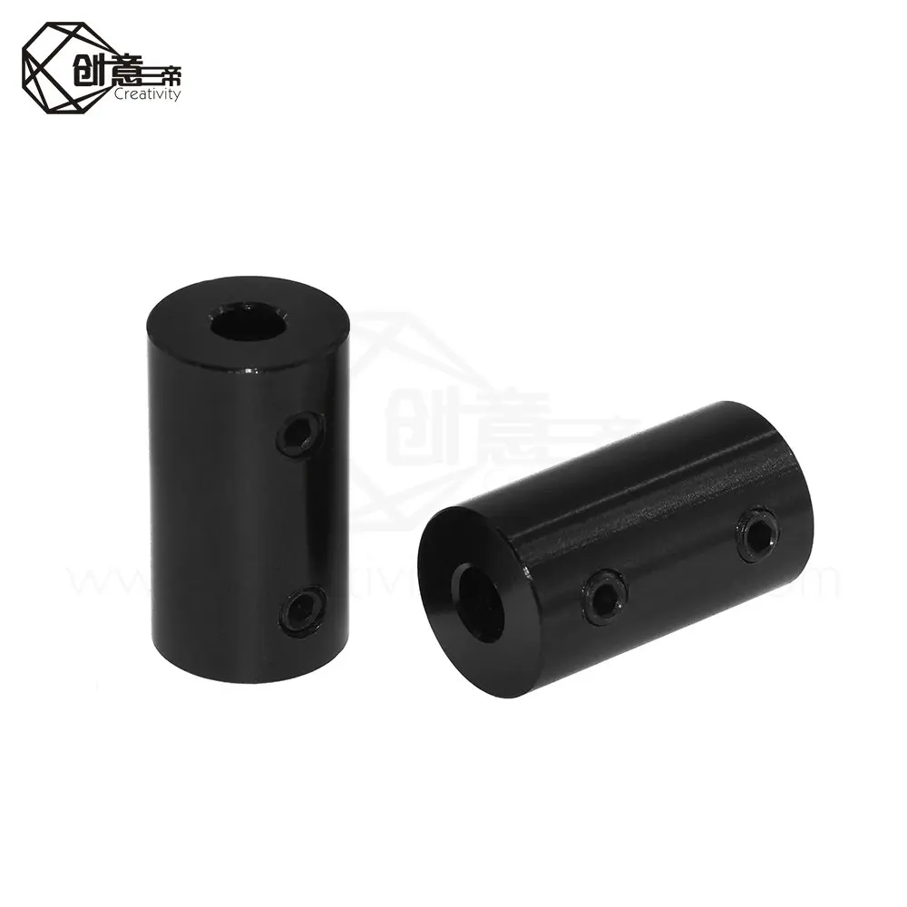 Алюминиевый сплав Муфта с отверстием 5 мм 8 3D принтеры части синий гибкий вал Винт