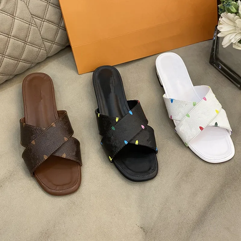 

Summer Women Peep Toe Flip Flop Woman Low Heels Square Toe Cross Shoes Sexy Outdoor Ladies Non-Slip Printing Casual Shoes Sandal