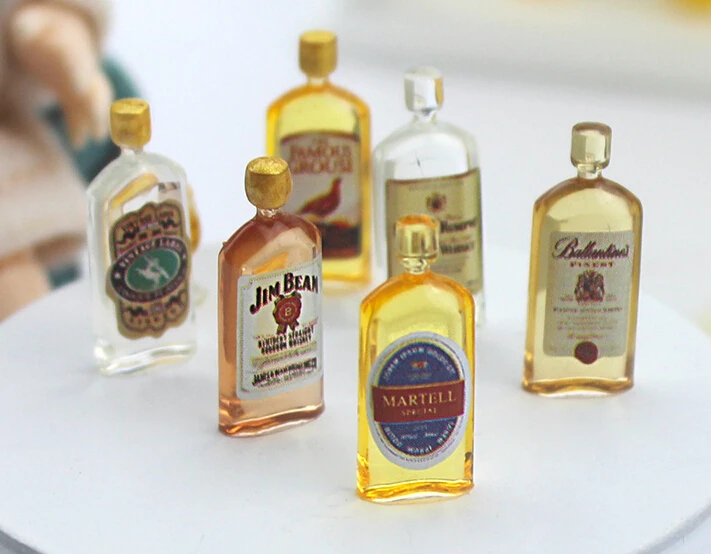 1/6 мини-бутылка для кукольного дома аксессуары куклы Барби blythe doll | Игрушки и